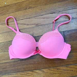 Victoria's Secret Pink Lace Push Up Bra